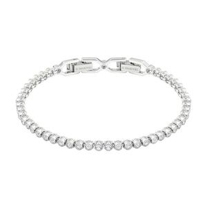 New Swarovski Crystal Silver Tennis Bracelet